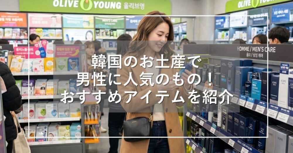 韓国のお土産で男性に人気のもの！喜ばれるおすすめアイテムを紹介